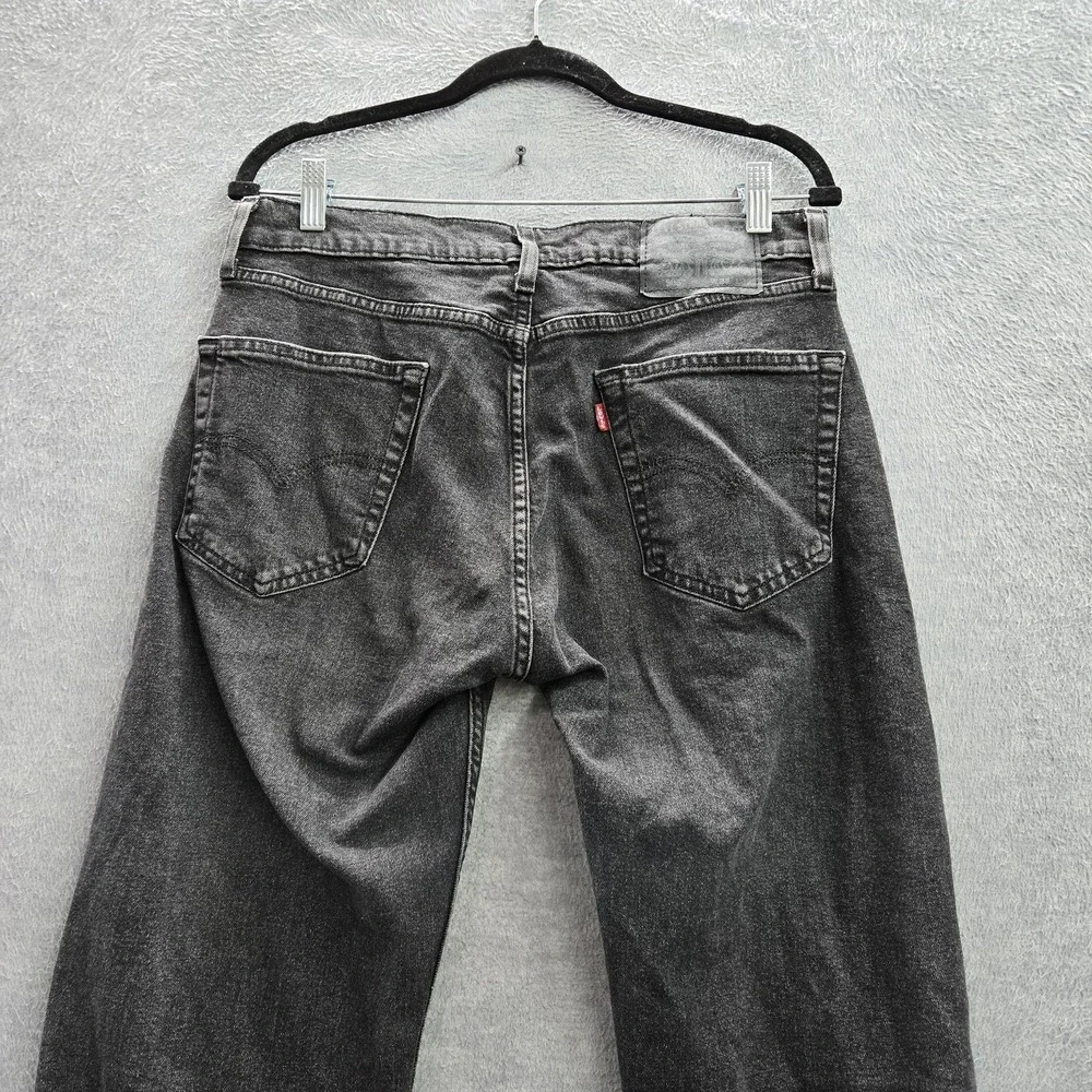 Levi's 505 Men Jeans 31X32 Gray Denim Regular Fit Straight Leg 31